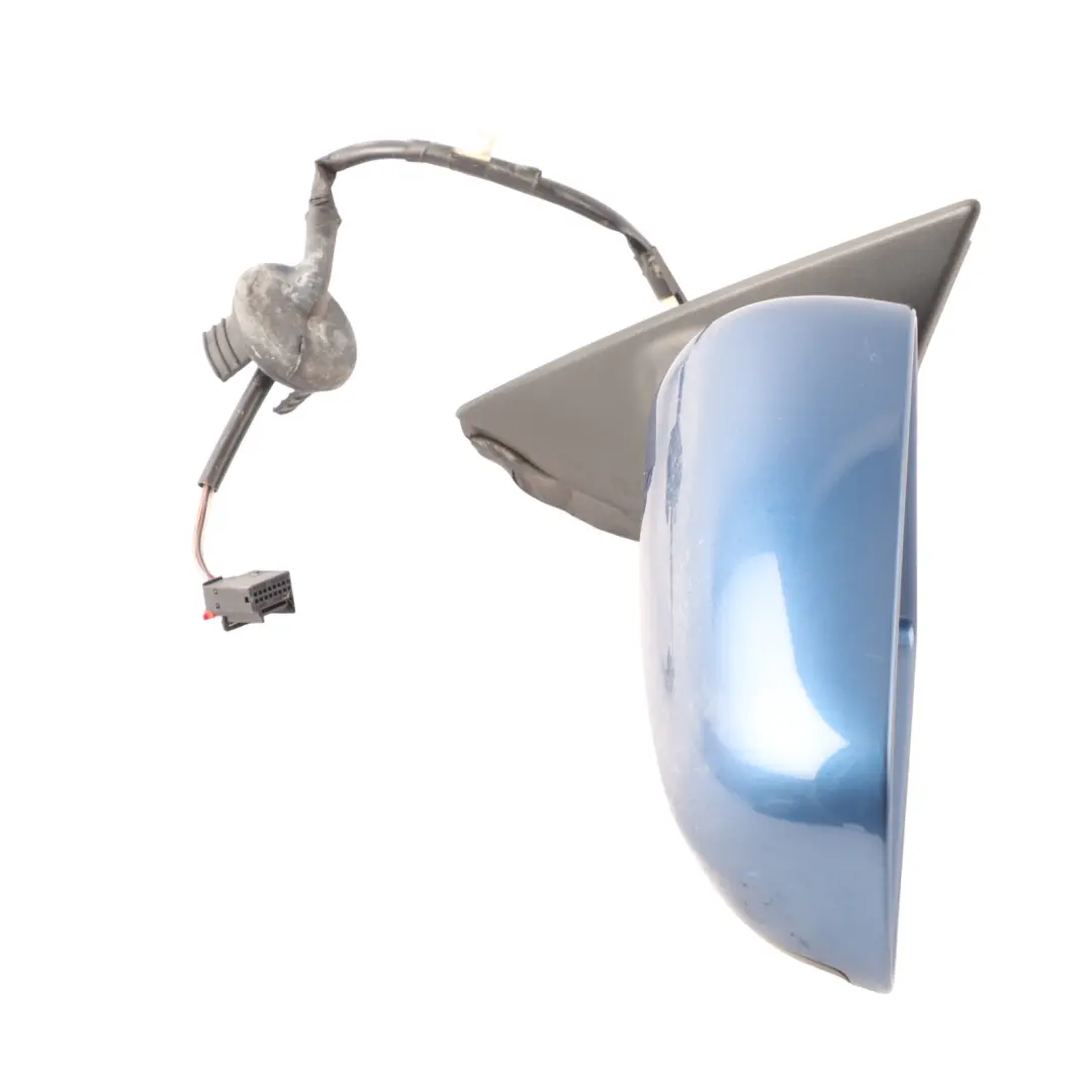 Audi A3 8P Mirror Wing Left N/S Door Outer View Mauritiusblau Perleffekt - Z5C - SKU RHD-8P2858531K-MAU - Part number 8P2858531K