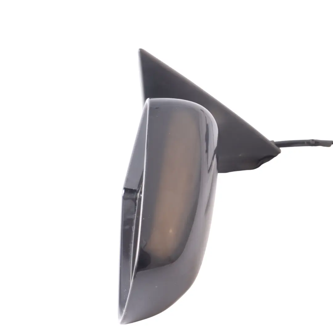 Audi A3 8P Mirror Wing Right O/S Door Brilliant Black Metallic Y9B - SKU RHD-8P2858532K-BBL - Part number 8P2858532K