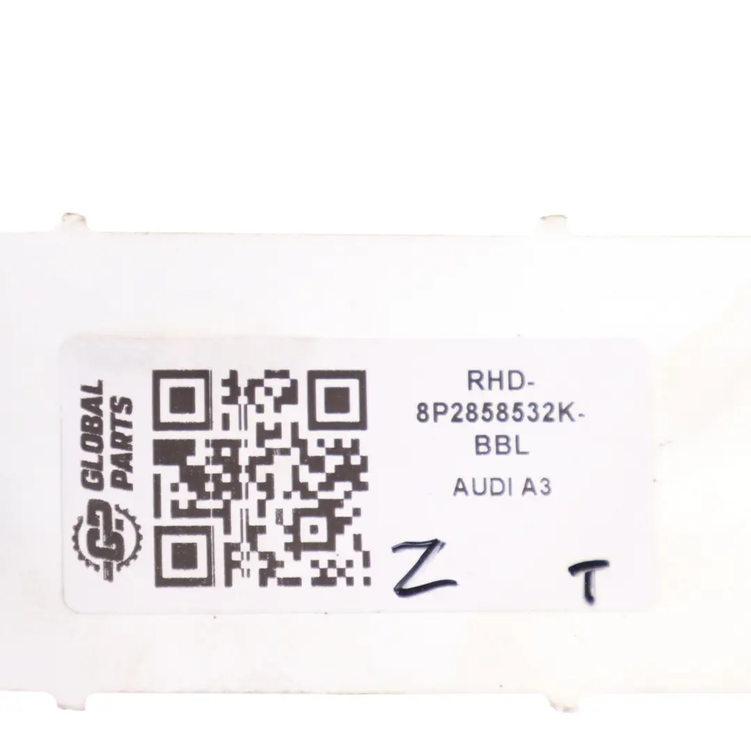 Mirror Wing Right O/S Door Brilliant Black Metallic Y9B to Audi A3 8P with Part number 8P2858532K Audi A3 8P Mirror Wing Right O/S Door Brilliant Black Metallic Y9B - SKU RHD-8P2858532K-BBL - Part number 8P2858532K