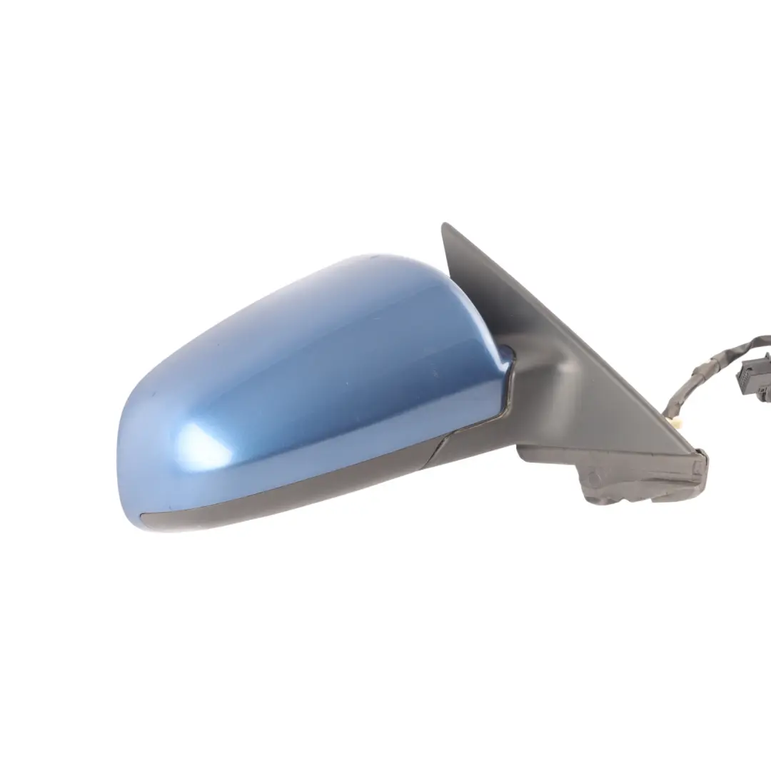 Mirror Wing Right O/S Door Outer View Mauritiusblau Perleffekt - Z5C to Audi A3 8P with Part number 8P2858532K Audi A3 8P Mirror Wing Right O/S Door Outer View Mauritiusblau Perleffekt - Z5C - SKU RHD-8P2858532K-MAU - Part number 8P2858532K