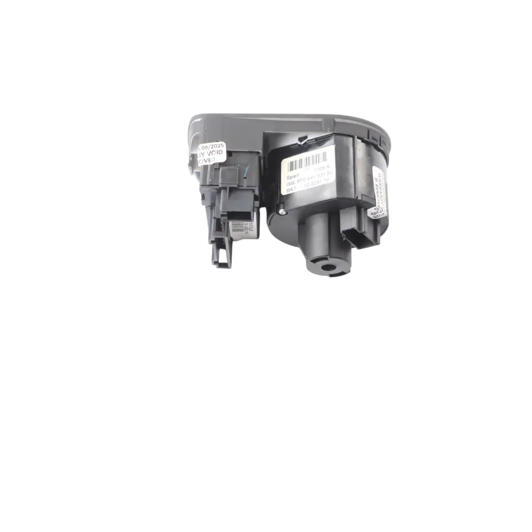 Audi A3 8P Fog Lamp Headlight Dashboard Control Switch Panel - SKU RHD-8P2941531BJ - Part number 8P2941531BJ