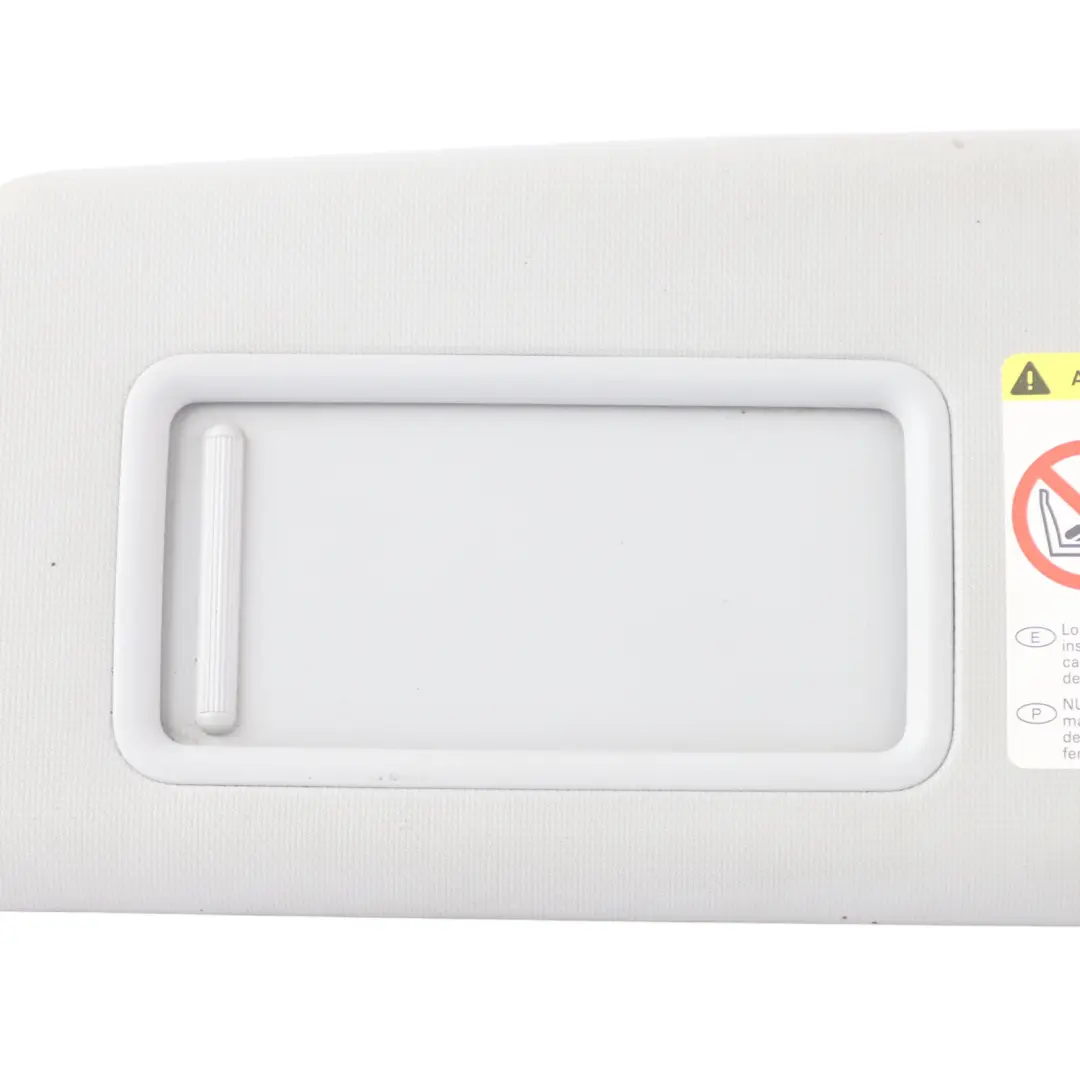 Sun Visor Iluminated Mirror Left N/S Side Moon Silver Audi A3 S3 8V - SKU RHD-8V2857551B - Part number 8V2857551B