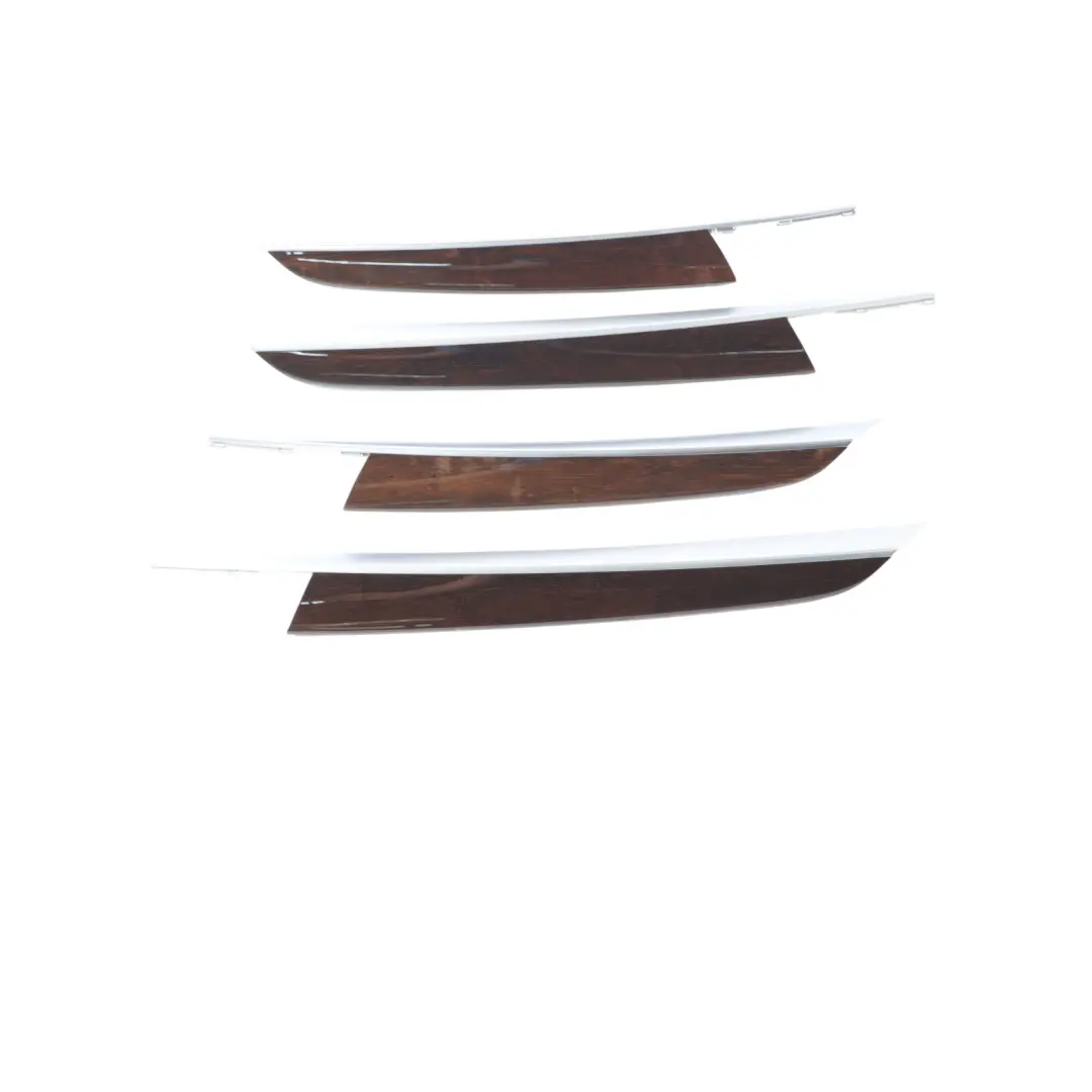 BMW X5 E70 Decor Strip Trim Dashboard Cover Wood Set Bamboo Grain Dark - SKU RHD-9210999-1 - Part number 9210999