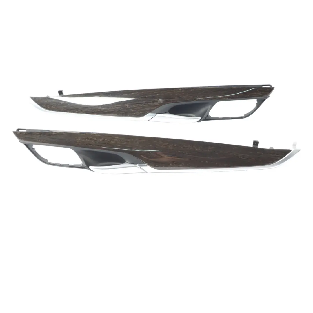 BMW X5 F15 Dashboard Dash Trim Panel Strips Set Oak Wood Anthracite - SKU RHD-9287687-1 - Part number 9287687