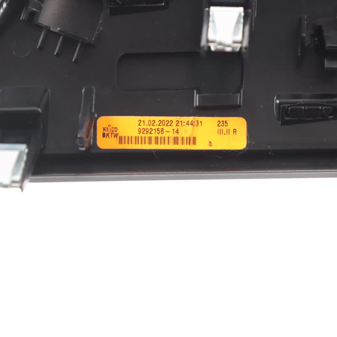 Interior Dashboard Centre Trim Cover Panel Silver Black Gloss 92921 to BMW X1 F48 with Part number 9292158 BMW X1 F48 Interior Dashboard Centre Trim Cover Panel Silver Black Gloss 92921 - SKU RHD-9292158 - Part number 9292158