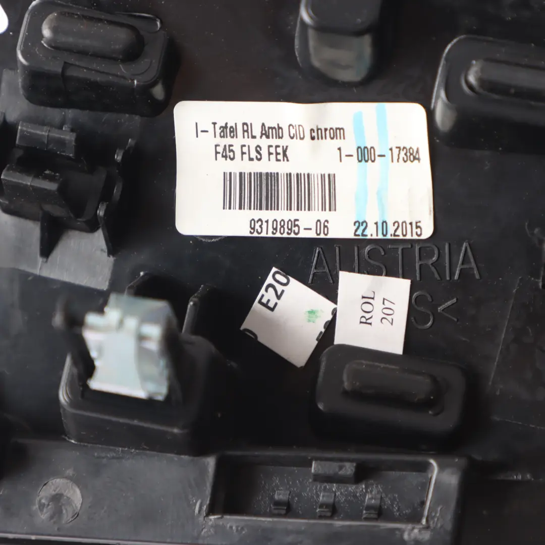 Interior Dashboard Instrument Panel Trim Strip Cover Panel to BMW F46 with Part number 9319893 BMW F46 Interior Dashboard Instrument Panel Trim Strip Cover Panel - SKU RHD-9319893 - Part number 9319893