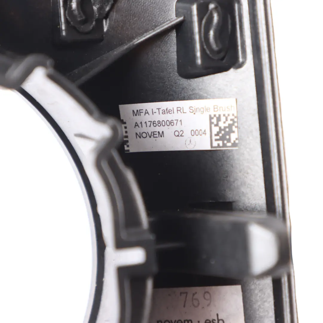 Dashboard Cover Air Vent Panel Trim Aluminium to Mercedes CLA C117 AMG with Part number A1176800671 Mercedes CLA C117 AMG Dashboard Cover Air Vent Panel Trim Aluminium - SKU rhd-A1176800671-1 - Part number A1176800671