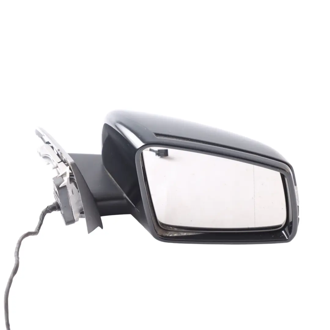 Mercedes W176 Door Wing Mirror Outside Power Fold Right O/S Kosmos Black - 191 - SKU RHD-A1768100200-KB - Part number A1768100200