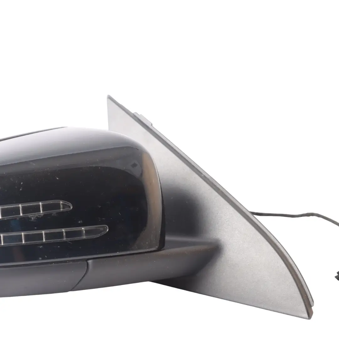Mercedes W176 Door Wing Mirror Outside Power Fold Right O/S Kosmos Black - 191 - SKU RHD-A1768100200-KB - Part number A1768100200