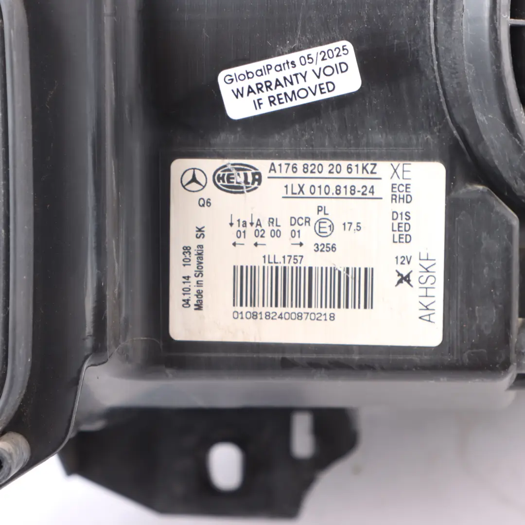 to W176 with Part number A1768202061 W176 - SKU RHD-A1768202061 - Part number A1768202061