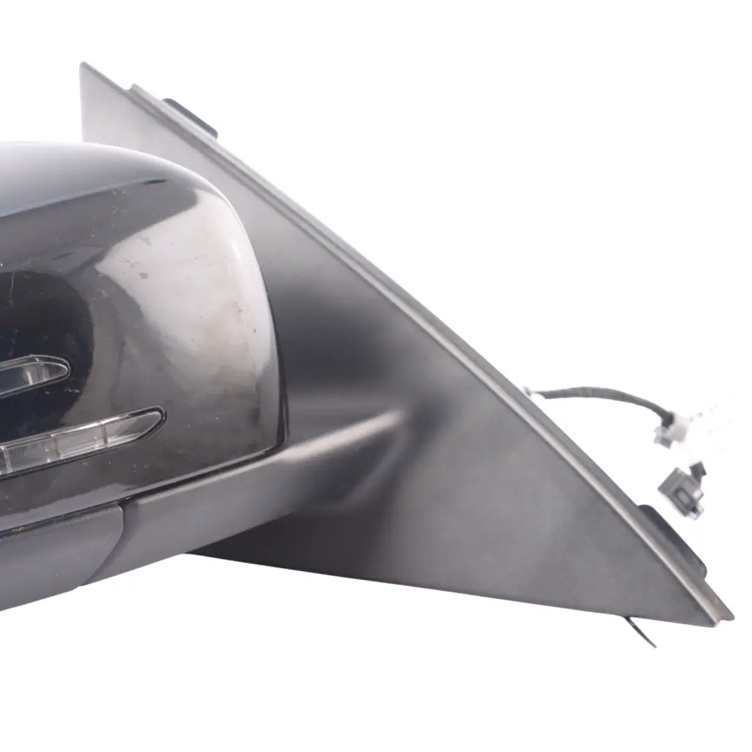 Mercedes C204 Coupe Door Wing Mirror Right O/S Obsidian Black Metallic - 197 - SKU RHD-A2048102276-OB - Part number A2048102276