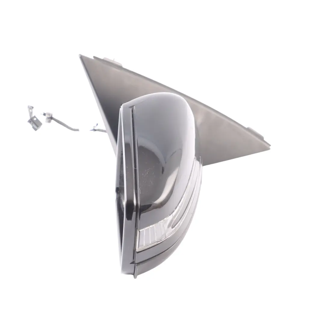 Mercedes C204 Coupe Door Wing Mirror Right O/S Obsidian Black Metallic - 197 - SKU RHD-A2048102276-OB - Part number A2048102276
