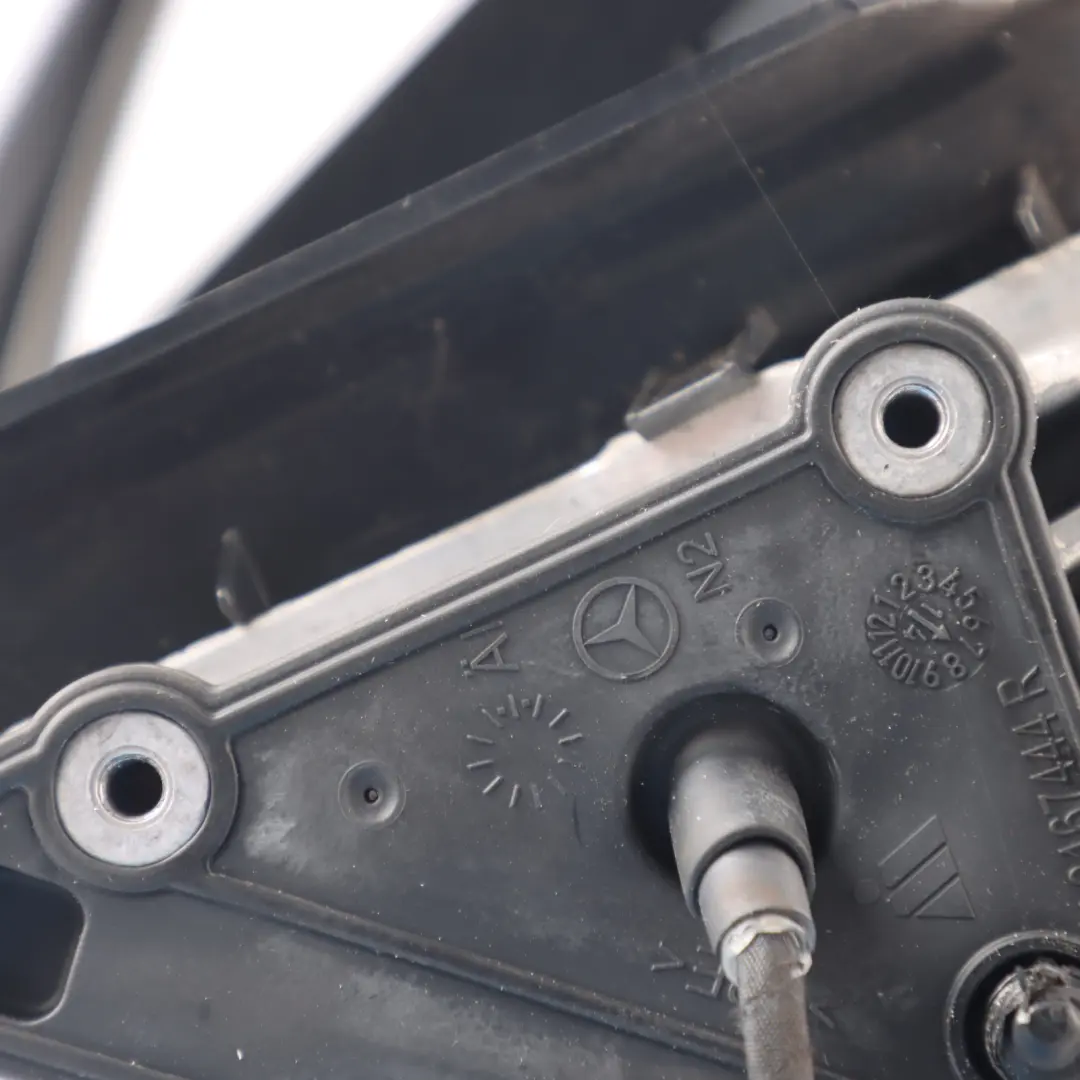 Door Wing Mirror Right O/S Obsidian Black Metallic - 197 to Mercedes C204 Coupe with Part number A2048102276 Mercedes C204 Coupe Door Wing Mirror Right O/S Obsidian Black Metallic - 197 - SKU RHD-A2048102276-OB - Part number A2048102276