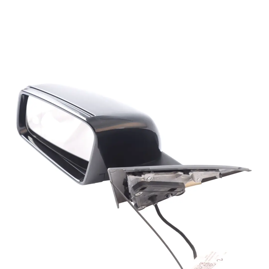 Mercedes W204 Electric Wing Mirror Left N/S Obsidian Black Metallic - 197 - SKU RHD-A2048103376-OB - Part number A2048103376