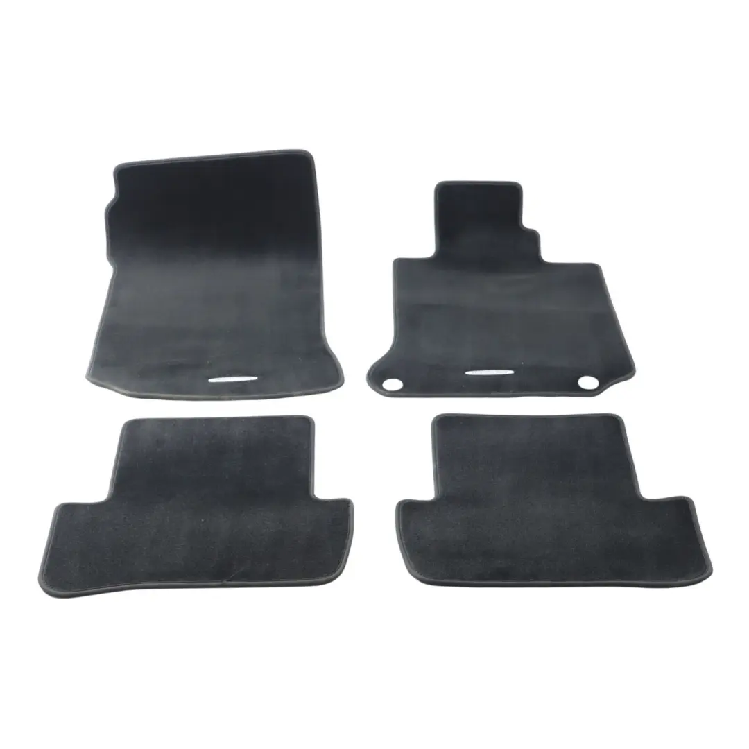 W207 Floor Mat Set Interior Front Rear Covering Mats Black to Mercedes with Part number A2076800748 Mercedes W207 Floor Mat Set Interior Front Rear Covering Mats Black - SKU RHD-A2076800748 - Part number A2076800748