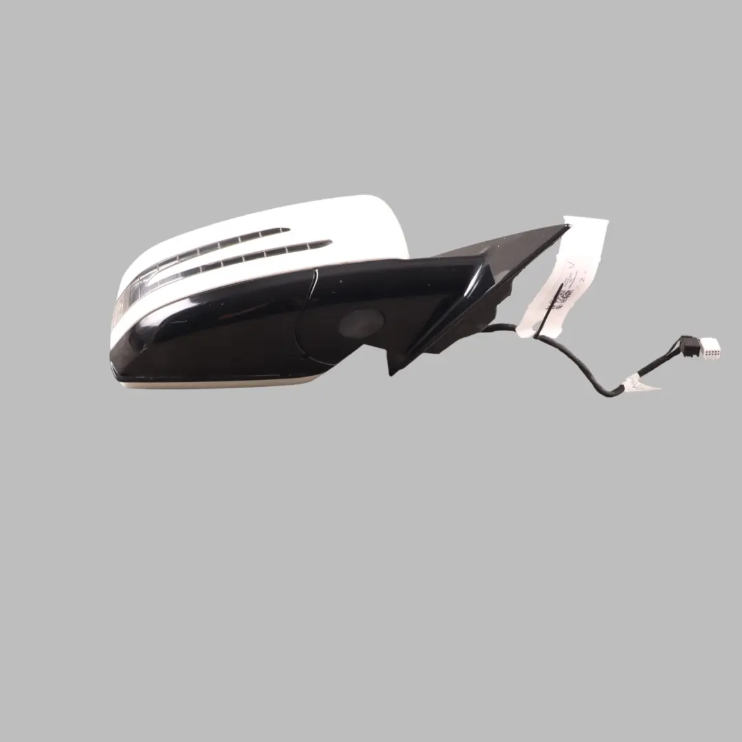 Mercedes W207 Wing Mirror Door Right O/S High Gloss Auto Dip Calcite White - 650 - SKU RHD-A2078101676-CW1 - Part number A2078101676