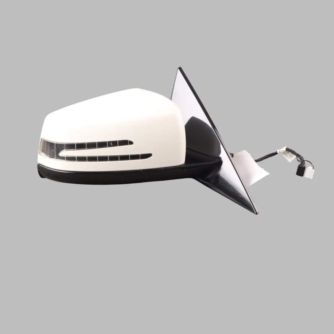 W207 Wing Mirror Door Right O/S High Gloss Auto Dip Calcite White - 650 to Mercedes with Part number A2078101676 Mercedes W207 Wing Mirror Door Right O/S High Gloss Auto Dip Calcite White - 650 - SKU RHD-A2078101676-CW1 - Part number A2078101676