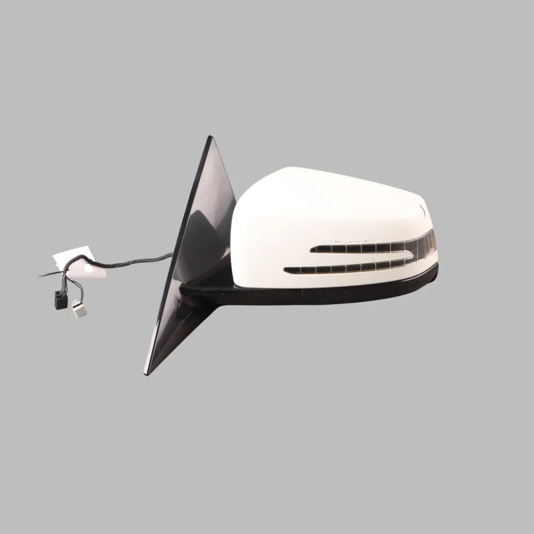 W207 Wing Mirror Door Left N/S High Gloss Auto Dip Calcite White - 650 to Mercedes with Part number A2078101976 Mercedes W207 Wing Mirror Door Left N/S High Gloss Auto Dip Calcite White - 650 - SKU RHD-A2078101976-CW1 - Part number A2078101976