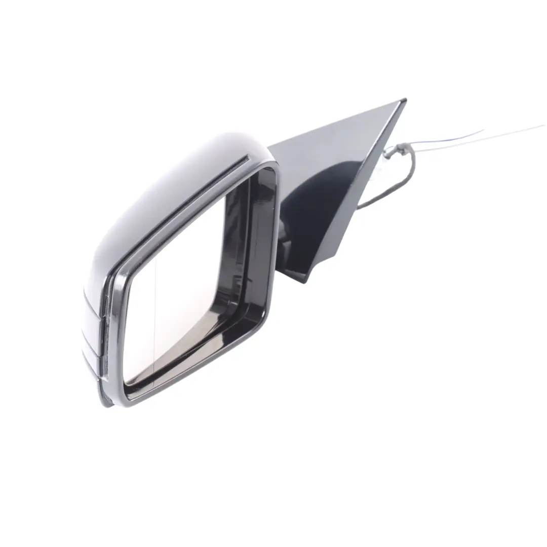 Mercedes C207 Wing Mirror Door Left N/S High Gloss Auto Dip Obsidian Black - 197 - SKU rhd-A2078101976-OB - Part number A2078101976