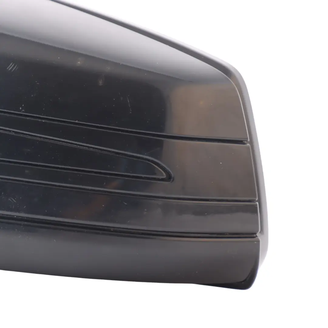 Mercedes C207 Wing Mirror Door Left N/S High Gloss Auto Dip Obsidian Black - 197 - SKU rhd-A2078101976-OB - Part number A2078101976