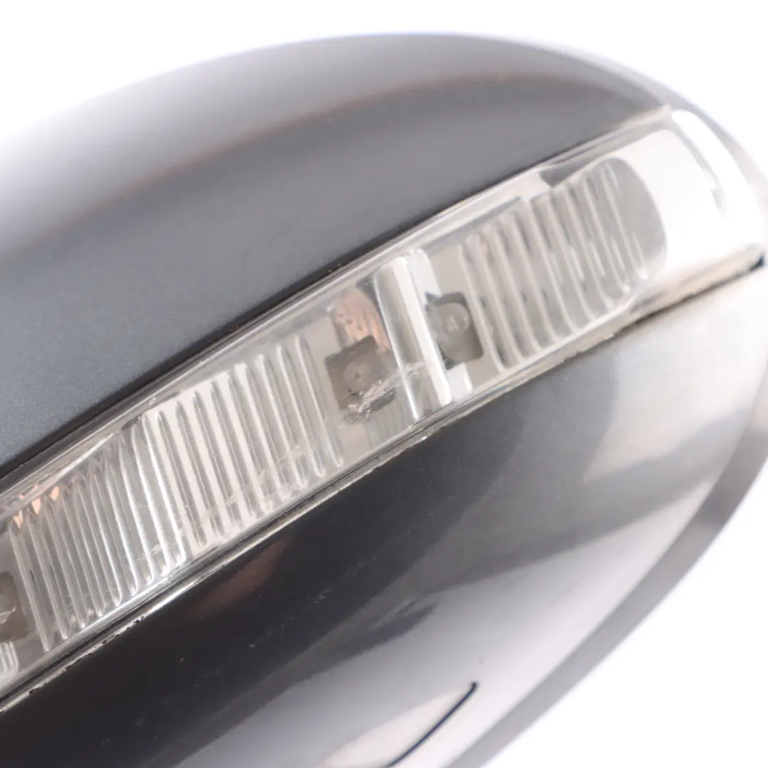 Wing Mirror Door Power Fold Left N/S Flint Grey Metallic - 368 to Mercedes CLS C219 with Part number A2198100776 Mercedes CLS C219 Wing Mirror Door Power Fold Left N/S Flint Grey Metallic - 368 - SKU RHD-A2198100776-FLG - Part number A2198100776