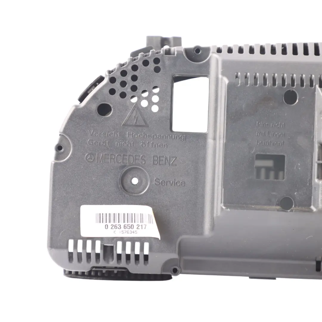 Mercedes W221 Instrument Cluster Speedo Clocks Meter Glass Cover Trim Surround - SKU RHD-W221-SPEEDO-GLASS - Part number W221-SPEEDO