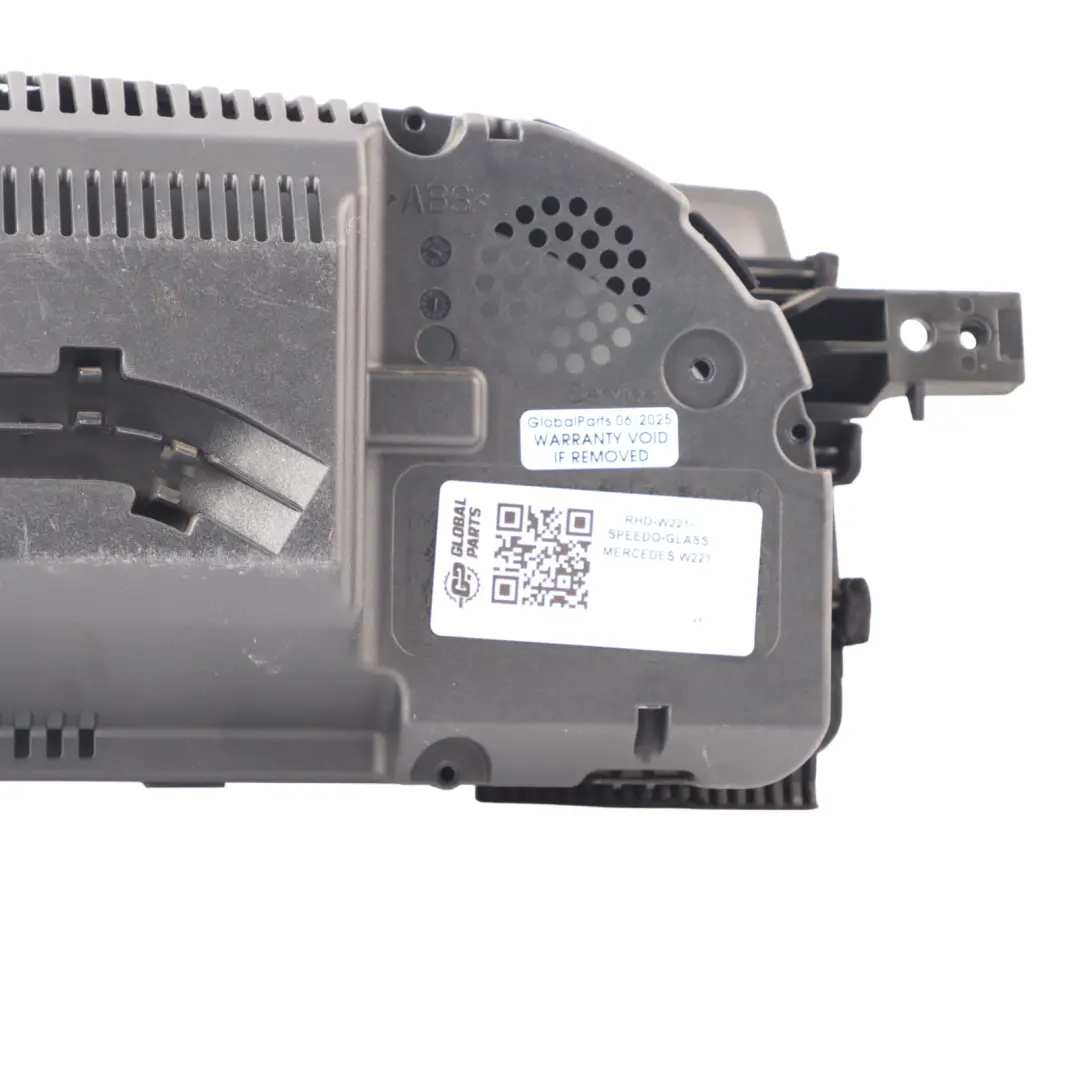 Instrument Cluster Speedo Clocks Meter Glass Cover Trim Surround to Mercedes W221 with Part number W221-SPEEDO Mercedes W221 Instrument Cluster Speedo Clocks Meter Glass Cover Trim Surround - SKU RHD-W221-SPEEDO-GLASS - Part number W221-SPEEDO