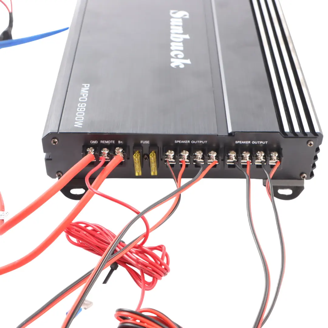 Sunbuck SK-990.4 Stereo Amplifier OE Audio OEP-693CX Speaker HiFi Car Audio Set to with Part number SK-990-4 Sunbuck SK-990.4 Stereo Amplifier OE Audio OEP-693CX Speaker HiFi Car Audio Set - SKU SK-990-4 - Part number SK-990-4