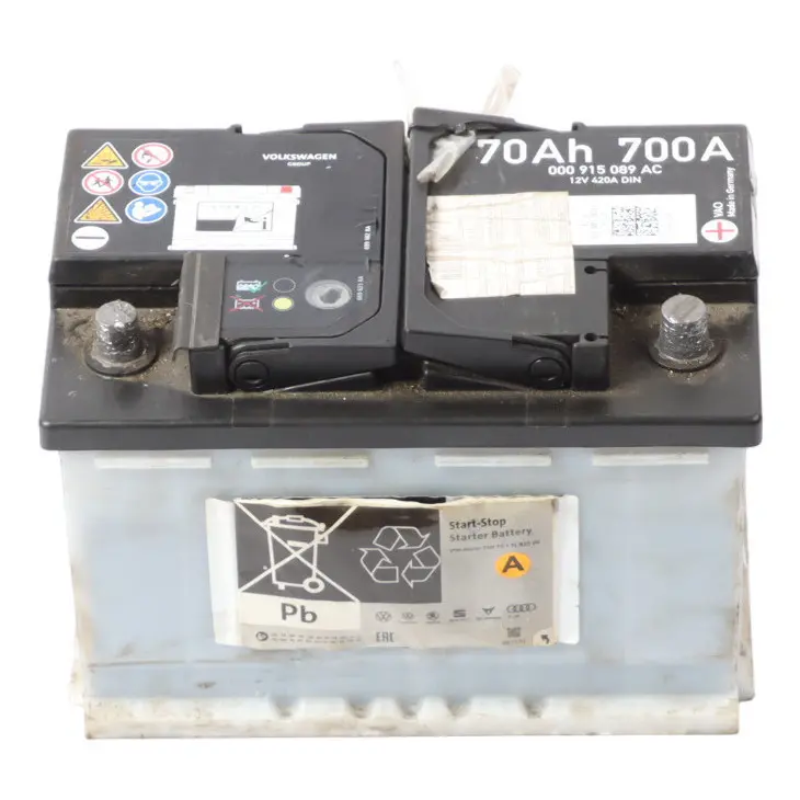 Volkswagen Seat Skoda Audi Car Battery 12V 70Ah 700A 000915089AC