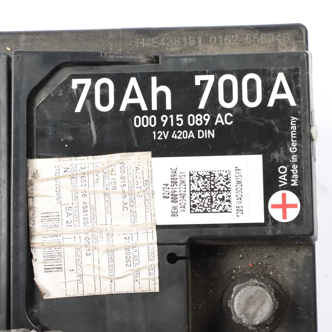 Battery 12V 70Ah 700A to Volkswagen Seat Skoda Audi Car with Part number 000915089AC Volkswagen Seat Skoda Audi Car Battery 12V 70Ah 700A - SKU 000915089AC - Part number 000915089AC