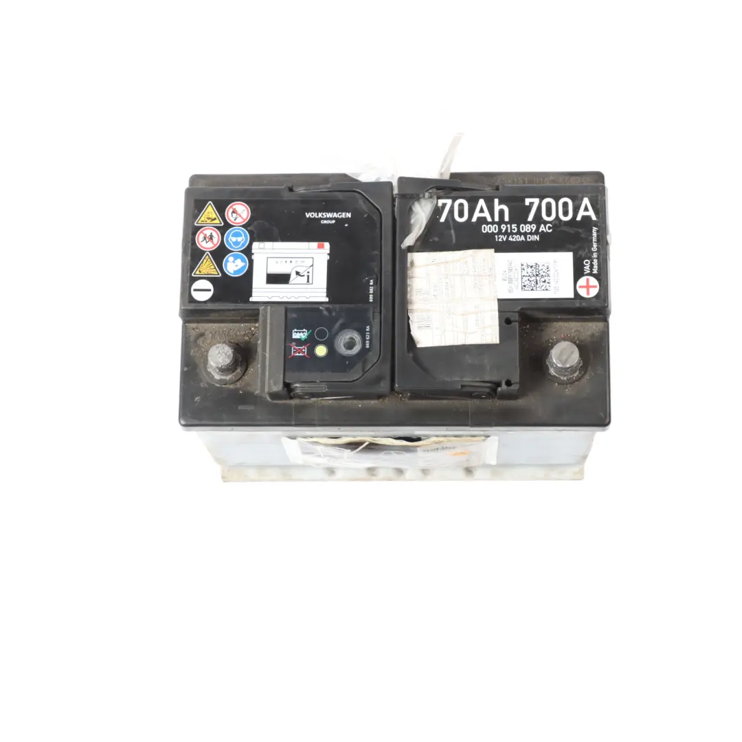 70Ah 700A to Volkswagen Seat Skoda Audi Car Battery 12V with Part number 000915089AC Volkswagen Seat Skoda Audi Car Battery 12V 70Ah 700A - SKU 000915089AC - Part number 000915089AC