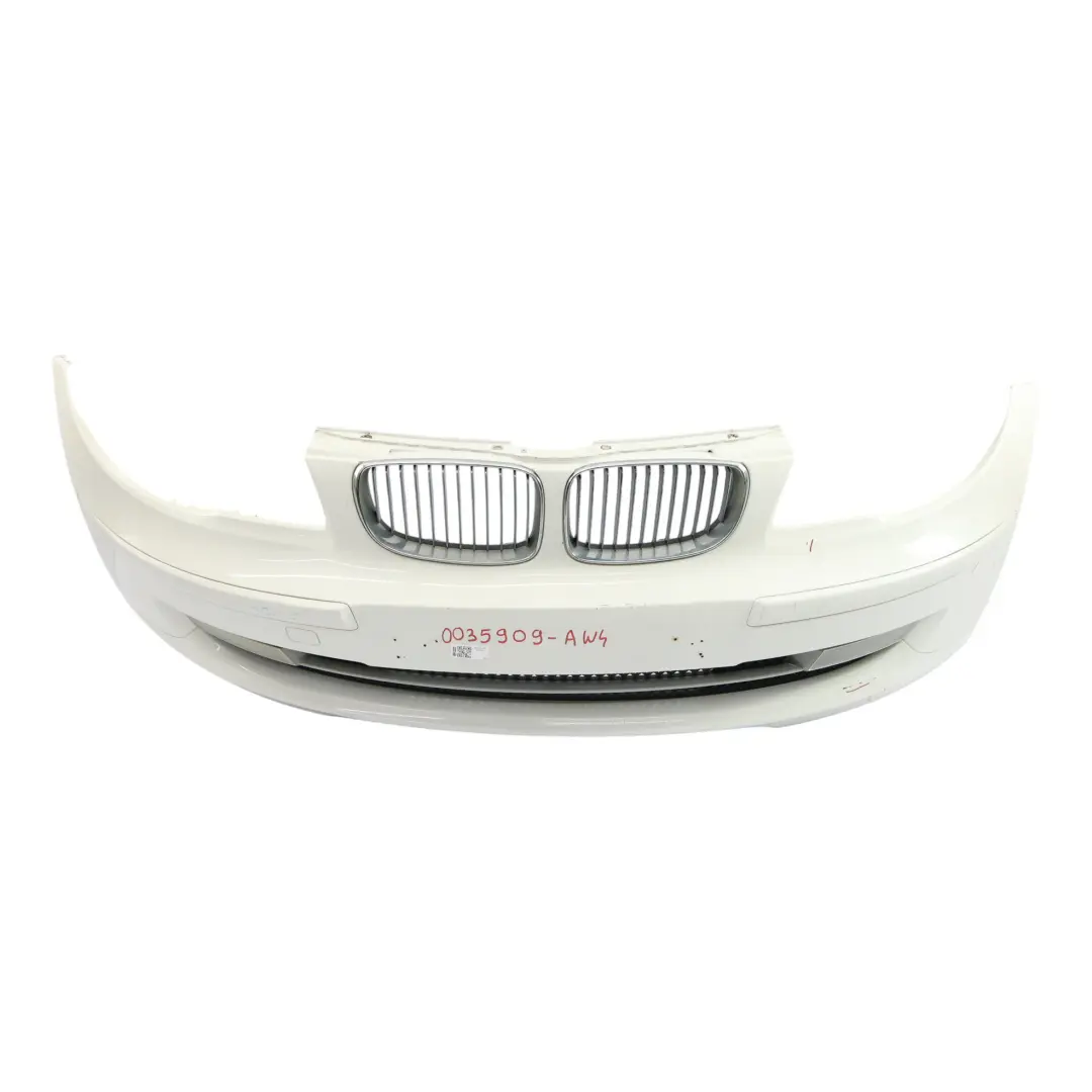 Front Bumper Complete Trim Panel Cover Alpinweiss 3 - 300 to BMW E81 E87 LCI with Part number 0035909 BMW E81 E87 LCI Front Bumper Complete Trim Panel Cover Alpinweiss 3 - 300 - SKU 0035909-AW4 - Part number 0035909