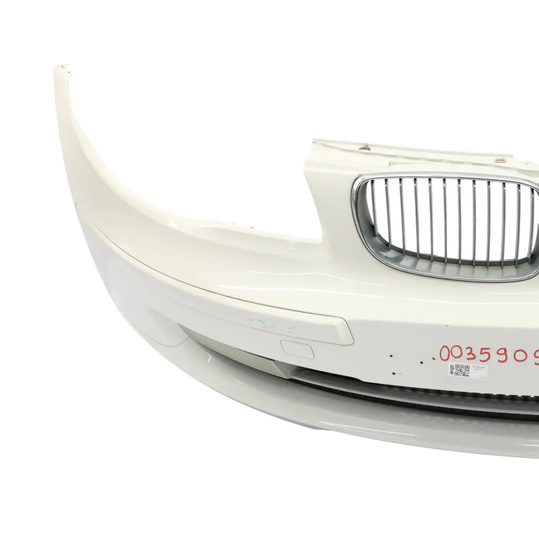 Front Bumper Complete Trim Panel Cover Alpinweiss 3 - 300 to BMW E81 E87 LCI with Part number 0035909 BMW E81 E87 LCI Front Bumper Complete Trim Panel Cover Alpinweiss 3 - 300 - SKU 0035909-AW4 - Part number 0035909