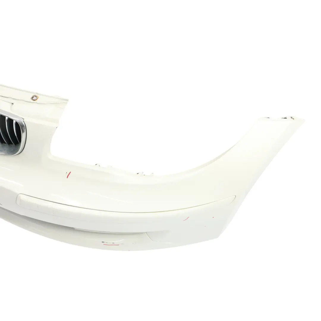 BMW E81 E87 LCI Front Bumper Complete Trim Panel Cover Alpinweiss 3 - 300 - SKU 0035909-AW4 - Part number 0035909