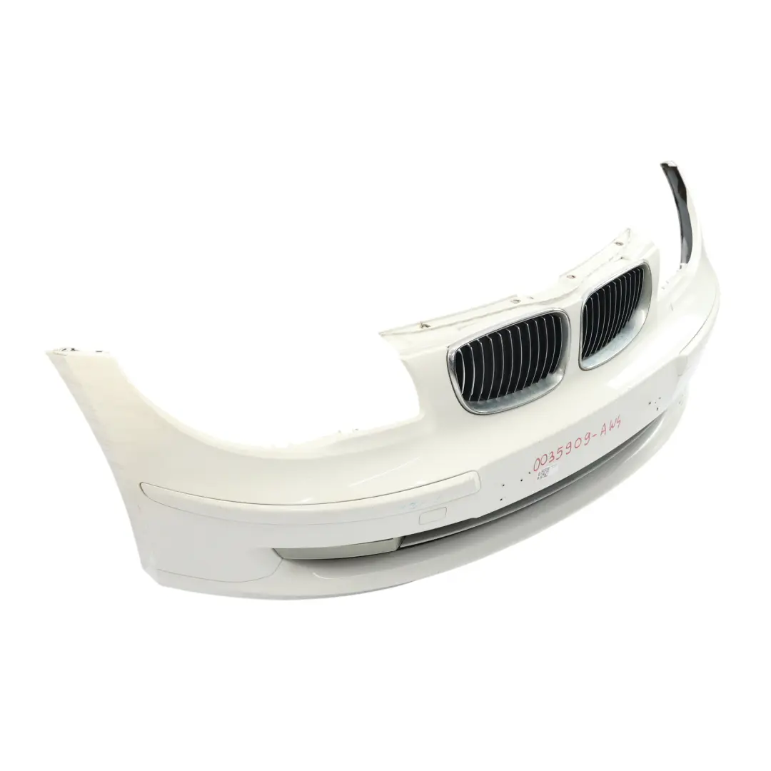 BMW E81 E87 LCI Zderzak Przedni Alpinweiss 3 Biały - 300 - SKU 0035909-AW4 - Numer Części 0035909