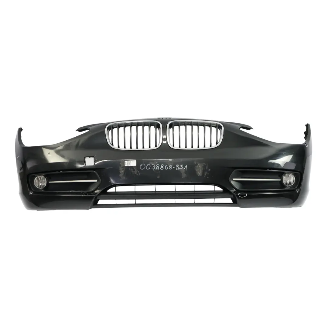 BMW F20 F21 Bumper Front Trim Panel Cover Black Sapphire Metallic - 475 - SKU 0038868-BS1 - Part number 0038868