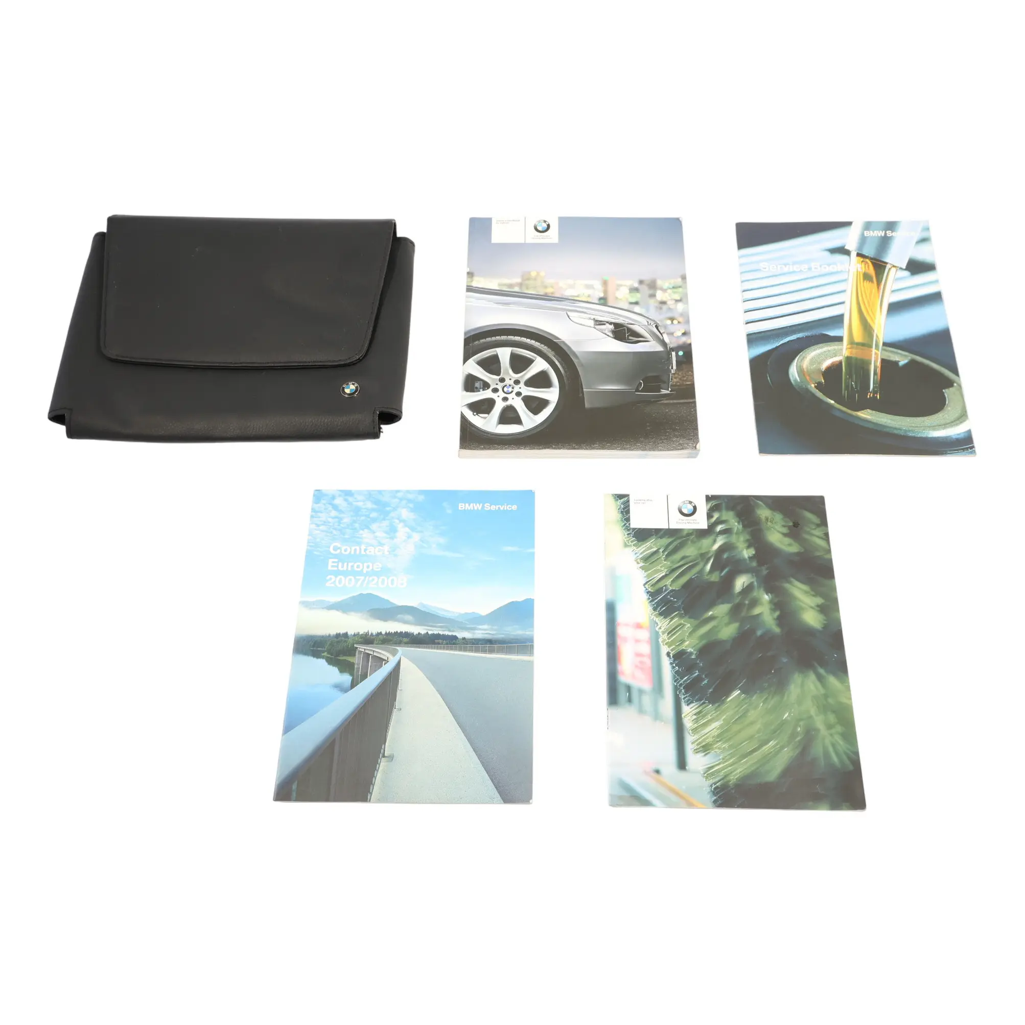 BMW E60 E61 Service Booklet Owner's Handbook Books Set Case