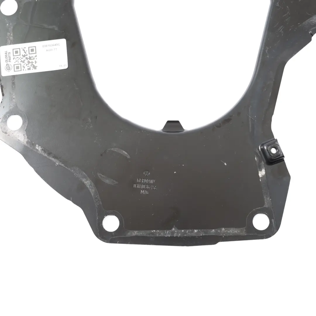 Caja Cambios Motor Conexión Placa Cubierta Junta para Audi TT 8J con número de pieza 038103645C Audi TT 8J Caja Cambios Motor Conexión Placa Cubierta Junta - SKU 038103645C - Número de pieza 038103645C