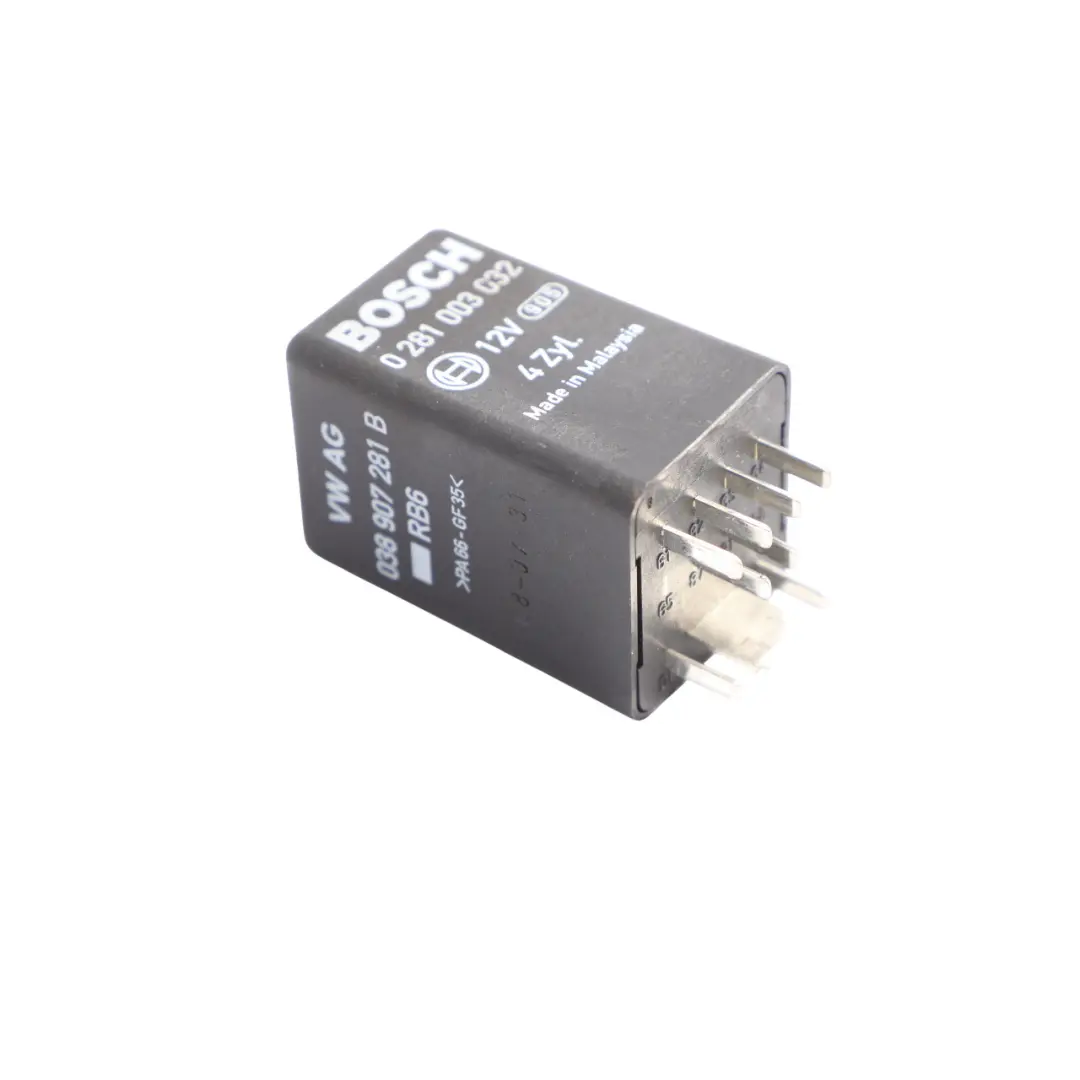 Audi A6 C6 Glow Plug Relay Unit Control Module Bosch 2.0 TDI - SKU 038907281B-1 - Part number 038907281B