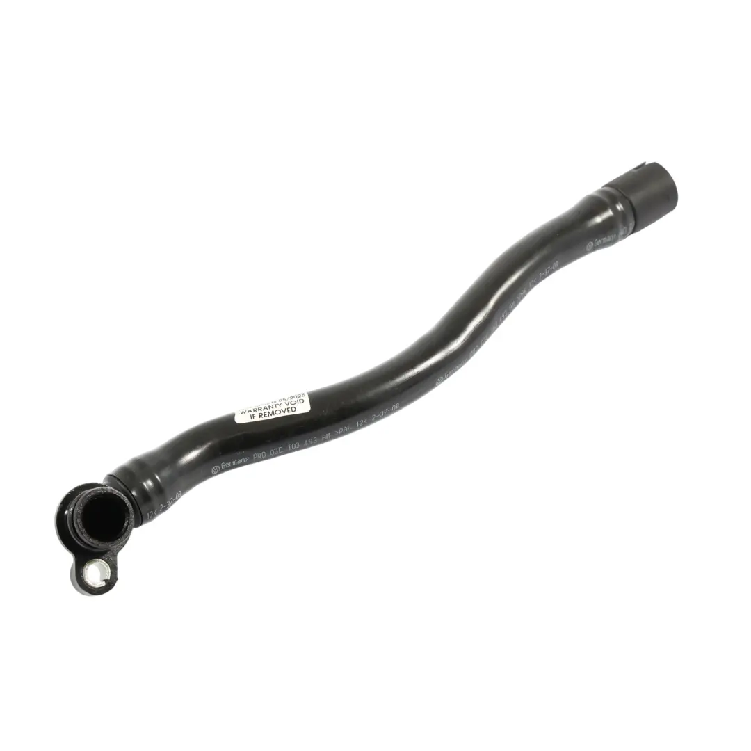 Audi A1 8X A3 8P Tuyau De Reniflard Du Carter Moteur 1.4 TFSI - SKU 03C103493AM - Numéro de pièce 03C103493AM