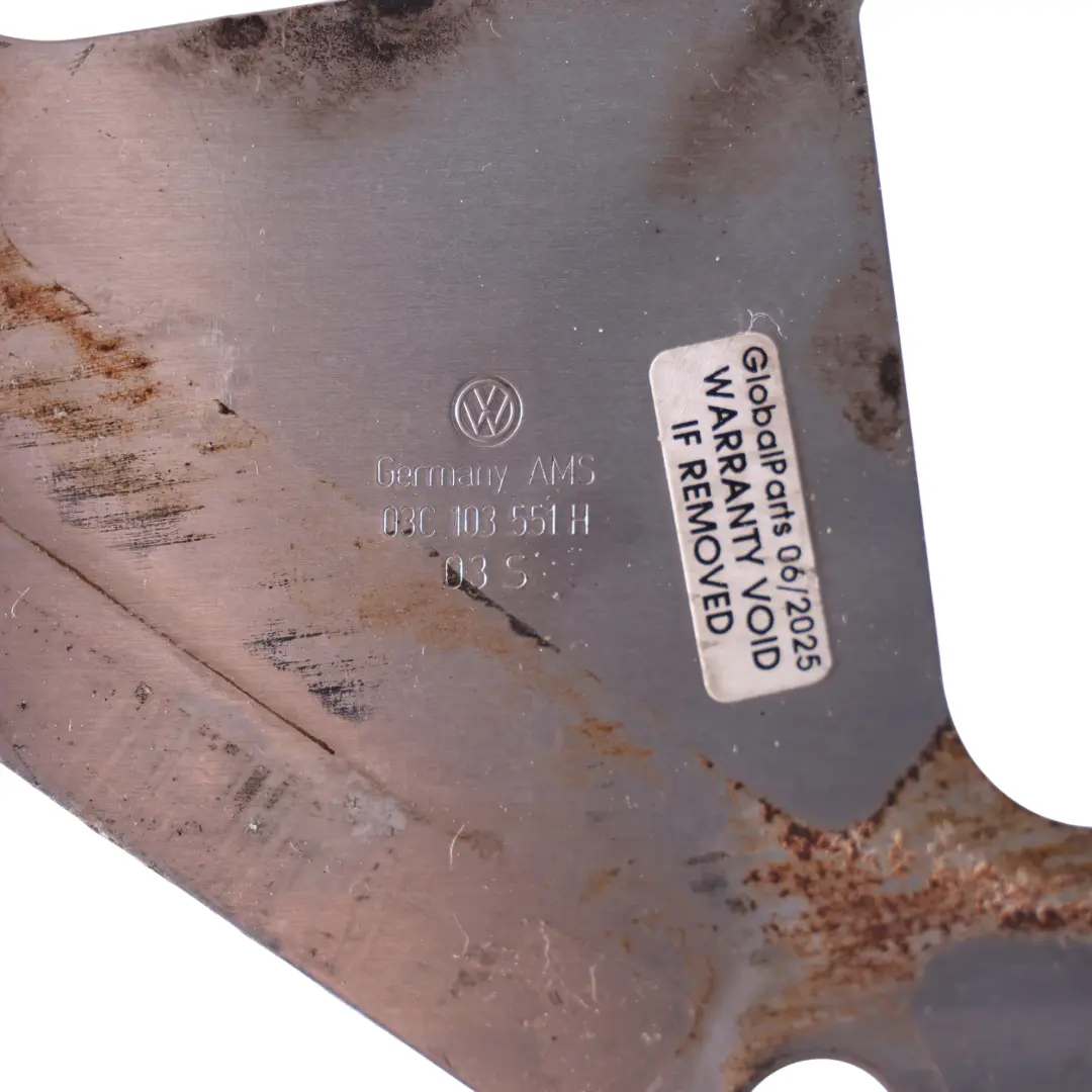 Plaque Boîte Vitesses Volkswagen Audi Seat Skoda 1.4 TSI Entretoise pour à propos du numéro de pièce 03C103551H Plaque Boîte Vitesses Volkswagen Audi Seat Skoda 1.4 TSI Entretoise - SKU 03C103551H - Numéro de pièce 03C103551H