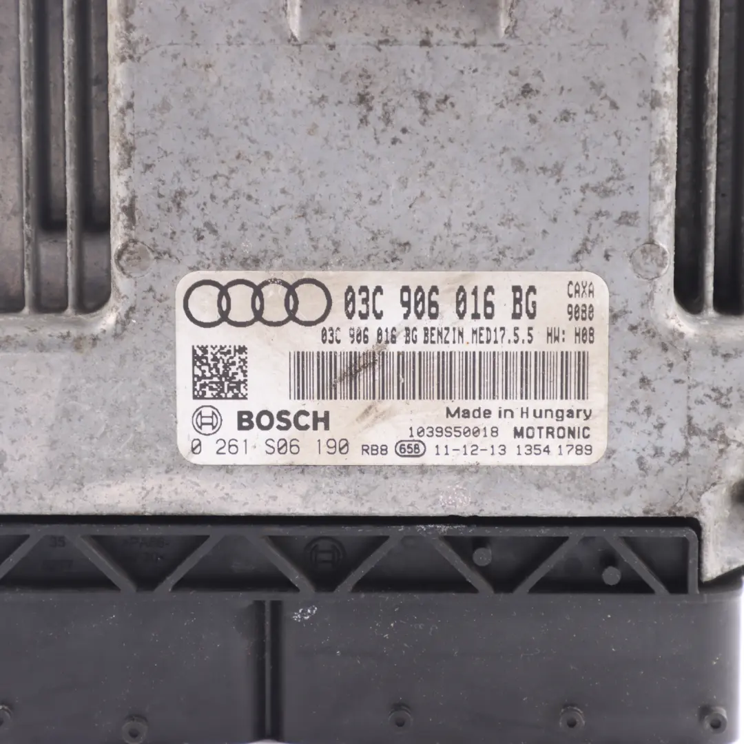 Audi A1 8X Engine Control Unit Module ECU 1.4 TSI CAXA 122HP - SKU 03C906016BG - Part number 03C906016BG