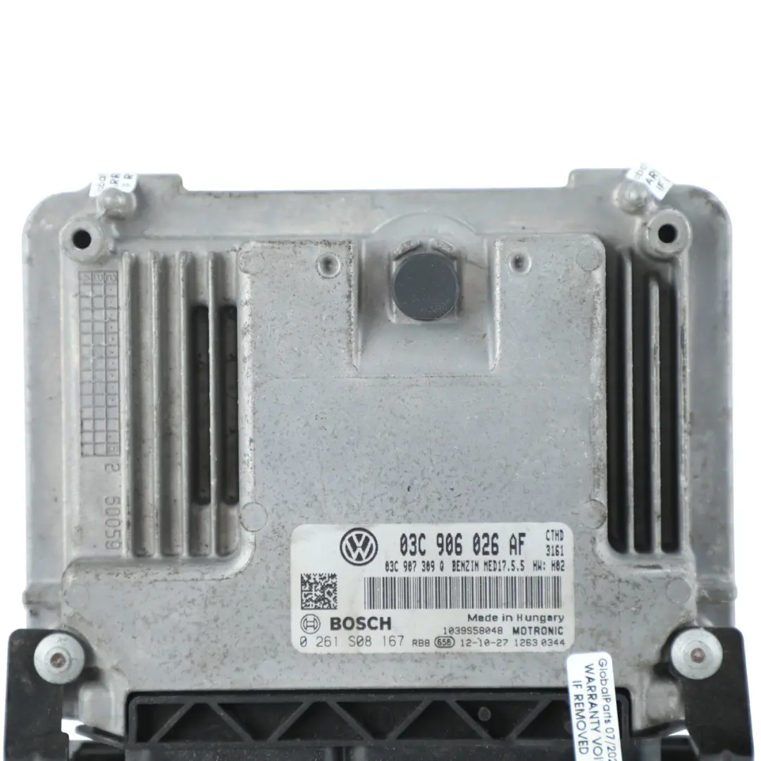 CTHD 160HP Engine Control Unit ECU Manual to VW Polo 6R 1.4 TSI with Part number 03C906026AF VW Polo 6R 1.4 TSI CTHD 160HP Engine Control Unit ECU Manual - SKU 03C906026AF - Part number 03C906026AF
