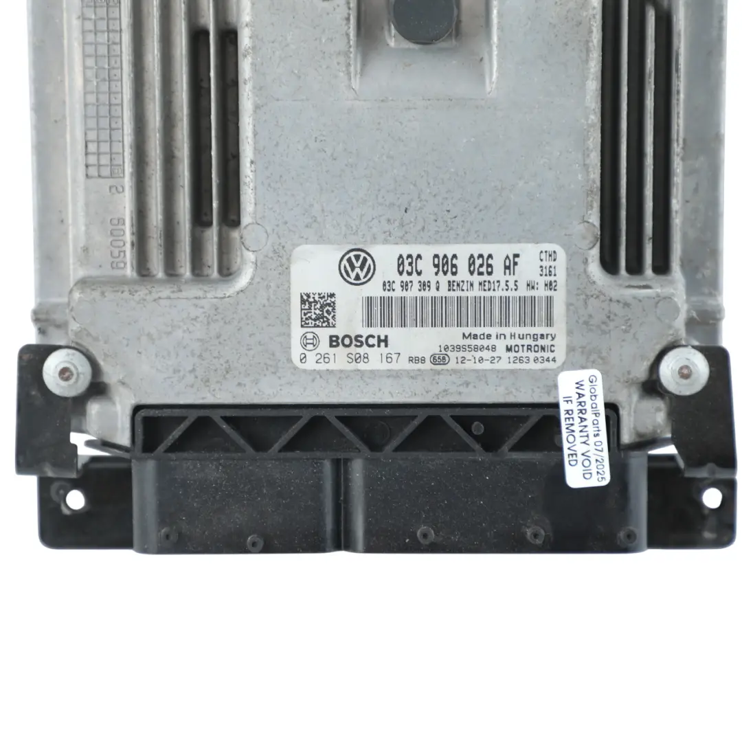 CTHD 160HP Engine Control Unit ECU Manual to VW Polo 6R 1.4 TSI with Part number 03C906026AF VW Polo 6R 1.4 TSI CTHD 160HP Engine Control Unit ECU Manual - SKU 03C906026AF - Part number 03C906026AF