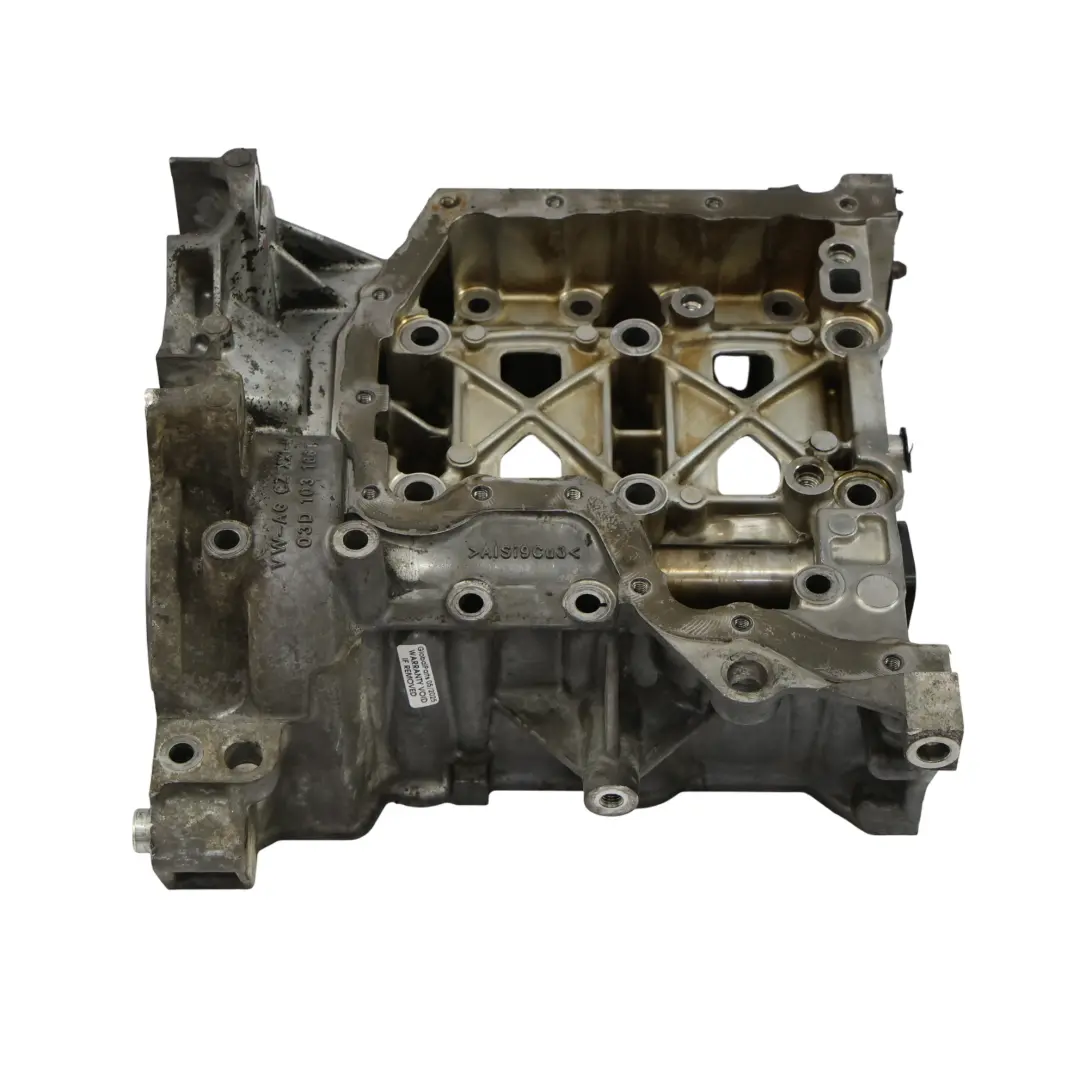 VW Polo 6R Skoda Fabia 5J Crankshaft Housing Casing Petrol 1.2 CGPA - SKU 03D103166H - Part number 03D103166H