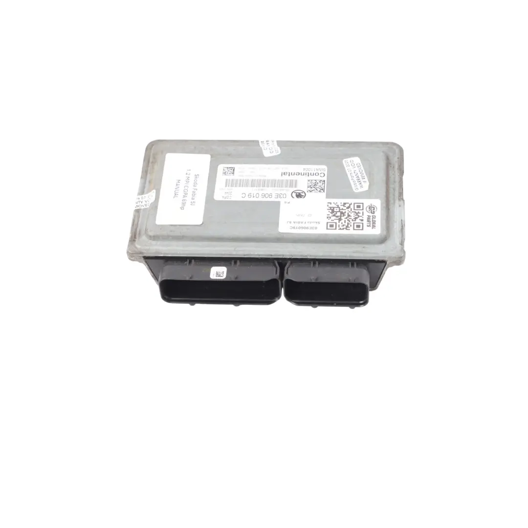 CGPA 69HP Engine Control ECU Manual to Skoda Fabia 5J 1.2 MPI Petrol with Part number 03E906019C Skoda Fabia 5J 1.2 MPI Petrol CGPA 69HP Engine Control ECU Manual - SKU 03E906019C - Part number 03E906019C