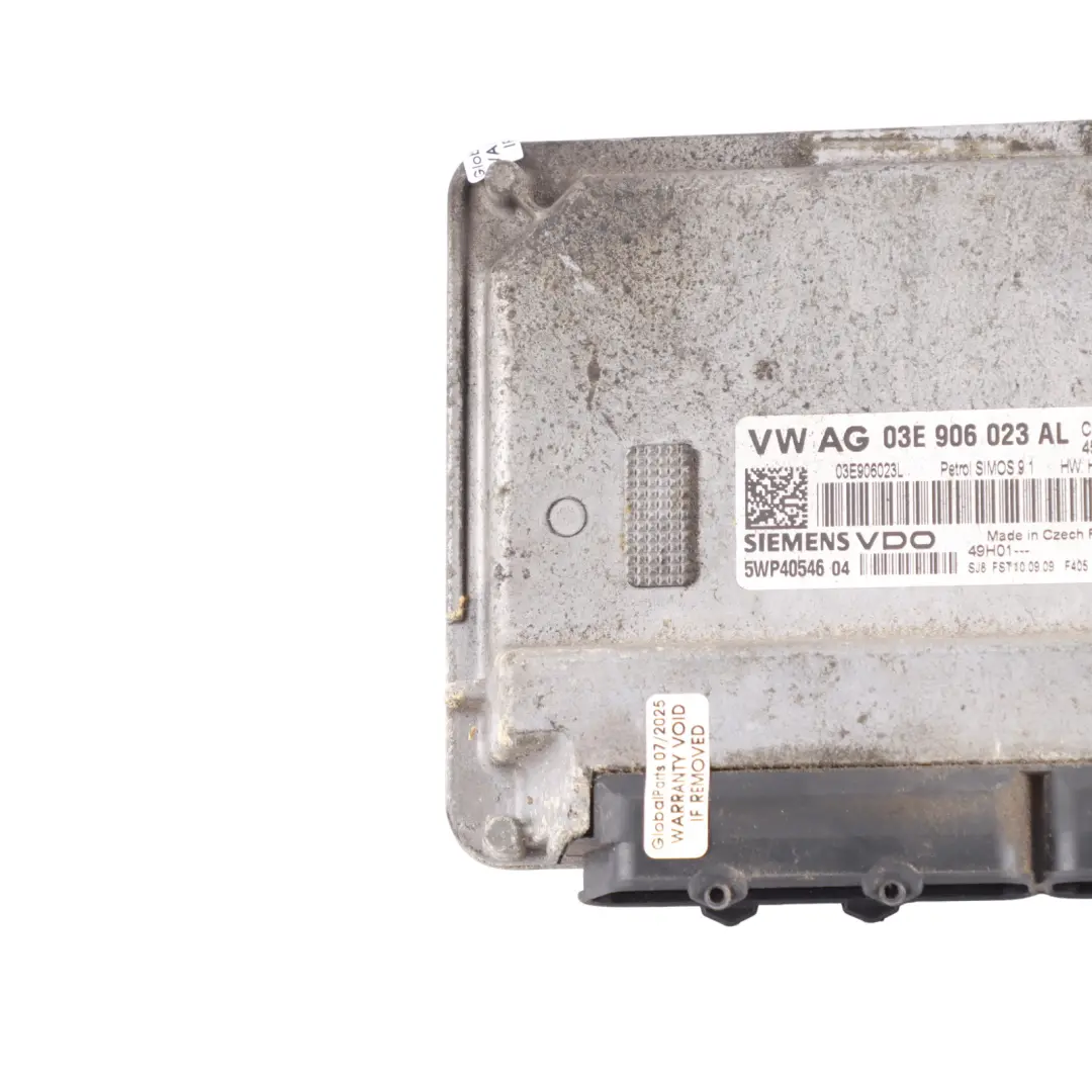 CGPB 60HP Centralina Motore Manuale per Volkswagen Polo 6R 1.2 MPI con numero di parte 03E906023AL Volkswagen Polo 6R 1.2 MPI CGPB 60HP Centralina Motore Manuale - SKU 03E906023AL - Numero di parte 03E906023AL