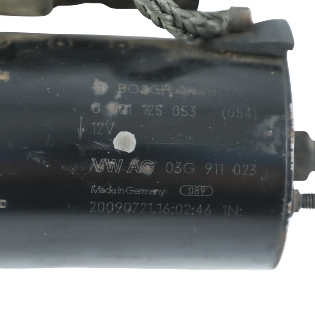 Starter Unit 2.0 TDI Diesel Engine to Audi A4 B7 A6 C6 Motor with Part number 03G911023 Audi A4 B7 A6 C6 Motor Starter Unit 2.0 TDI Diesel Engine - SKU 03G911023 - Part number 03G911023