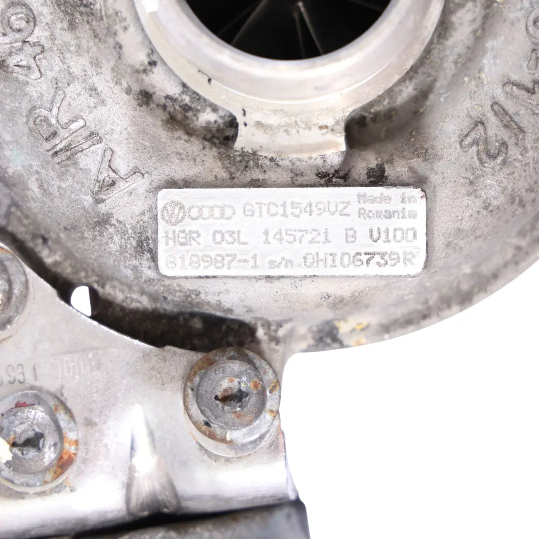 Sprężarka Turbina do Audi Q5 8R 2.0 TDI Turbo o numerze 03L145721B Audi Q5 8R 2.0 TDI Turbo Sprężarka Turbina - SKU 03L145721B-2 - Numer Części 03L145721B