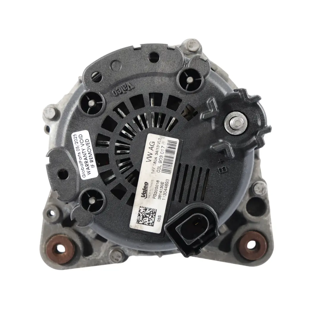 Alternador Generador para Audi Q5 8R 2.0 TDI Quattro con número de pieza 03L903017B Audi Q5 8R 2.0 TDI Quattro Alternador Generador - SKU 03L903017B - Número de pieza 03L903017B
